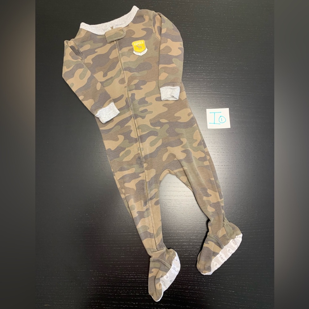 Carter’s 9m Camo Print Zip Up Sleeper